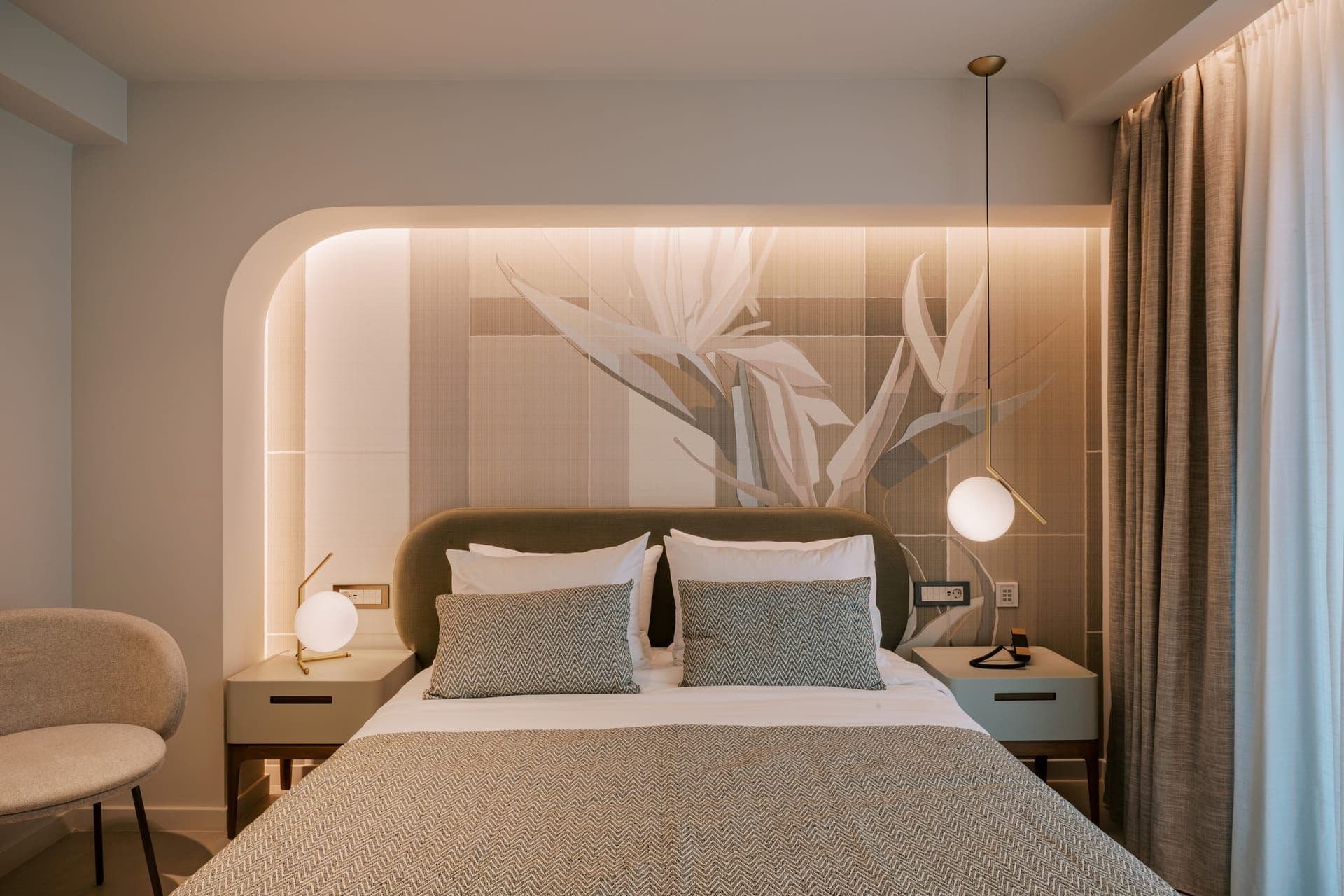 Double Room 
All rooms are designed for a maximum occupancy of 2 adults, featuring sumptuous king-size beds (please note: twin bed configuration is not available, baby cot is not available).